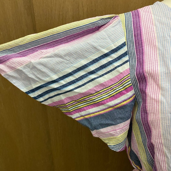 Trixxi striped multicolor romper size medium - Picture 5 of 7